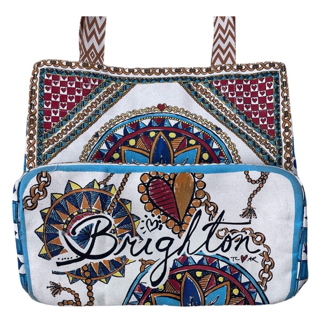 Brighton believe in love tote bag shopping bag canvas picnic reusable - Picture 11 of 14